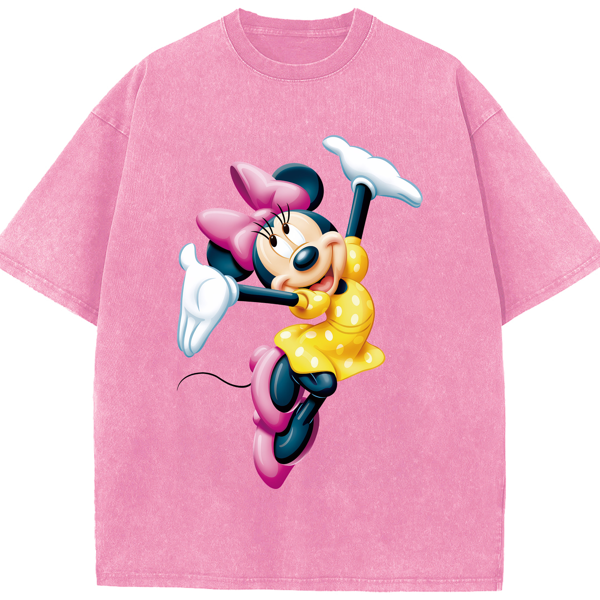 （画像用） ミッキーマウス Mickey Mouse 綿100% ヴィンテージ風 半袖Tシャツ（フロントプリント）